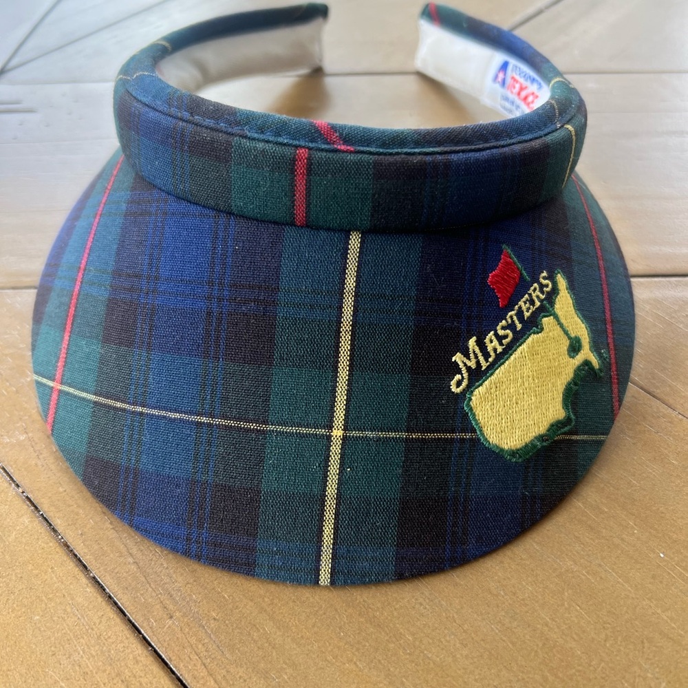 Texann Texace Visor The Masters Golf Visor Vintage Made in USA‎